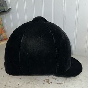 Vintage Lexington Safety velvet topped riding hat 7 3/8